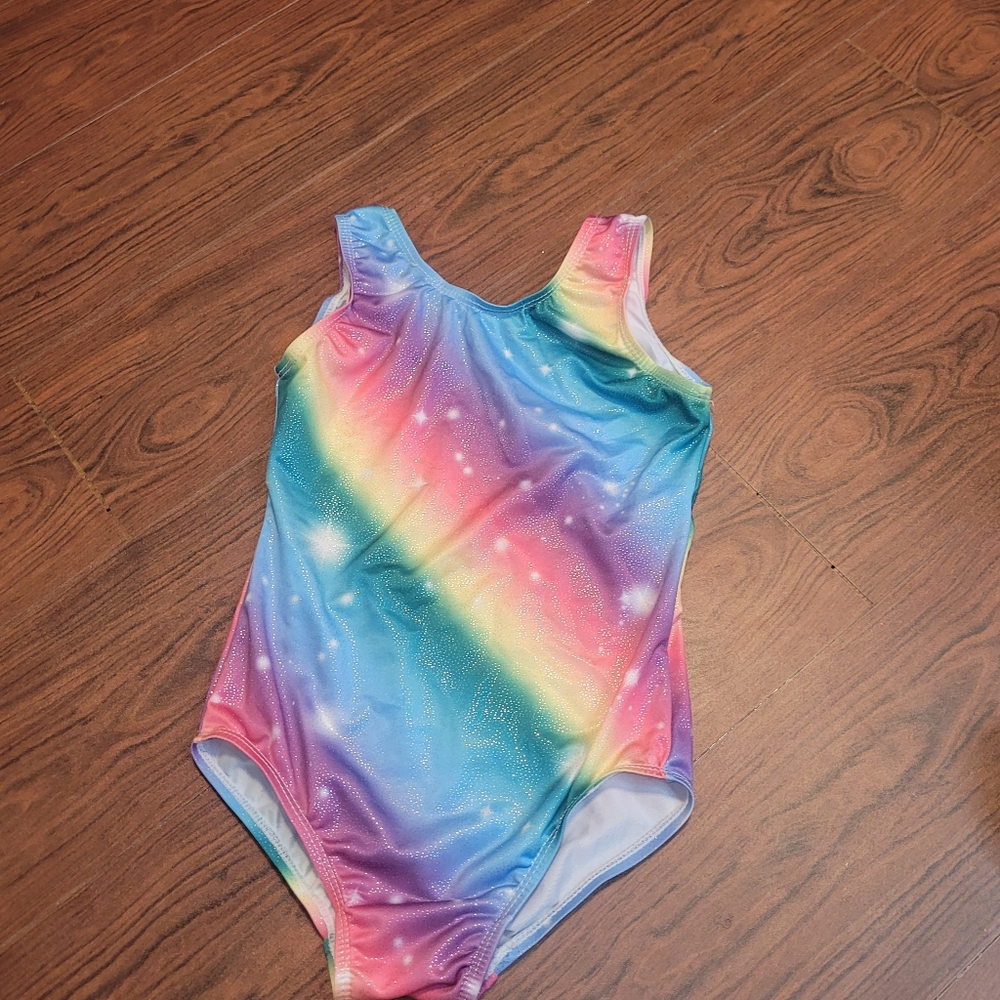Rainbow leotard